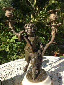 candelabres par Clodion
